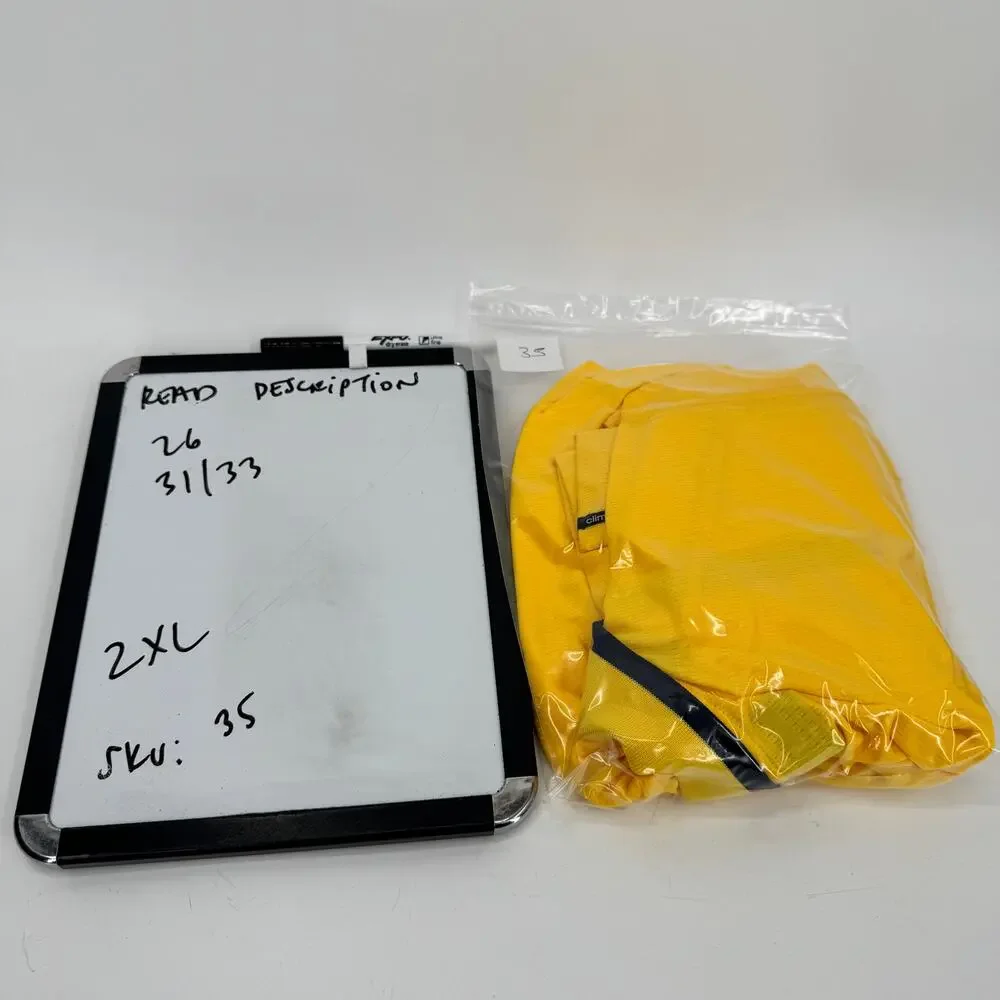 Michigan‎ Wolverines Polo Shirt Mens 2XL XXL Yellow Blue adidas Climalite
